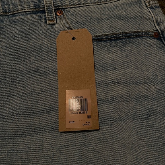 Levi's Women's Denim 501 Button Up Shorts, NWT Size 20 Women's, Plus Size - Picture 4 of 6